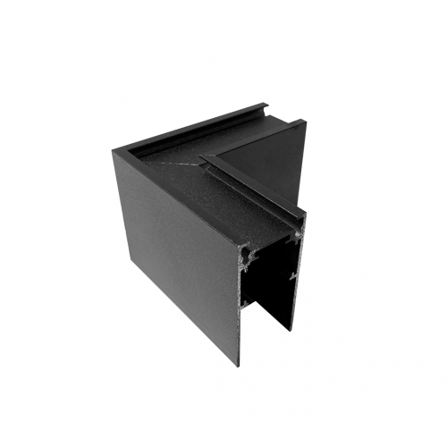 Соединитель магнитного шинопровода L-образный TRK005M чёрный