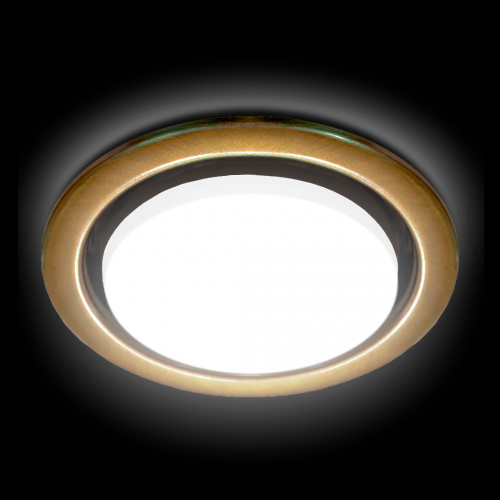 Светильник встраиваемый декоративный BMG53 бронза