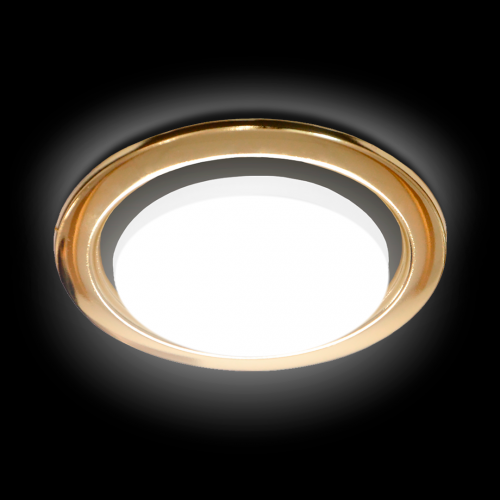 Светильник встраиваемый декоративный BMG53 золото