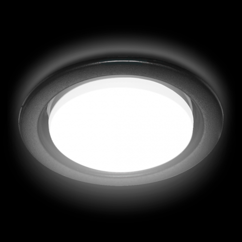 Светильник встраиваемый декоративный BMG53 чёрный матовый
