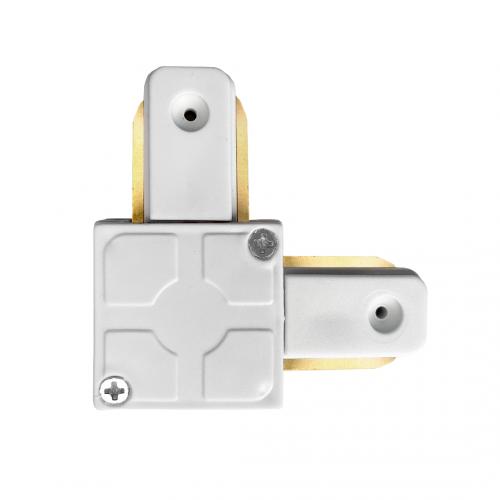 Соединитель шинопровода L-образный TRK002 белый