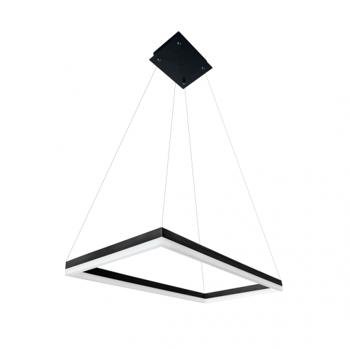 Энергосберегающий светодиодный подвесной интеллектуальный светильник LD202/1 SV 64W чёрный