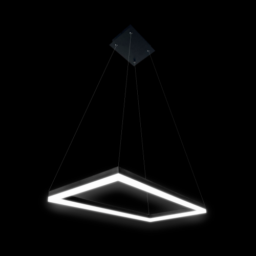 Энергосберегающий светодиодный подвесной интеллектуальный светильник LD202/1 SV 64W чёрный