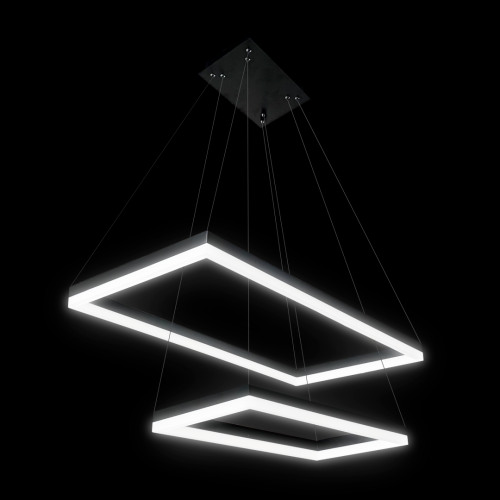 Энергосберегающий светодиодный подвесной интеллектуальный светильник LD202/2 SV 108W чёрный