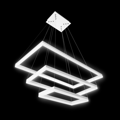 Энергосберегающий светодиодный подвесной интеллектуальный светильник LD202/3 SV 196W белый