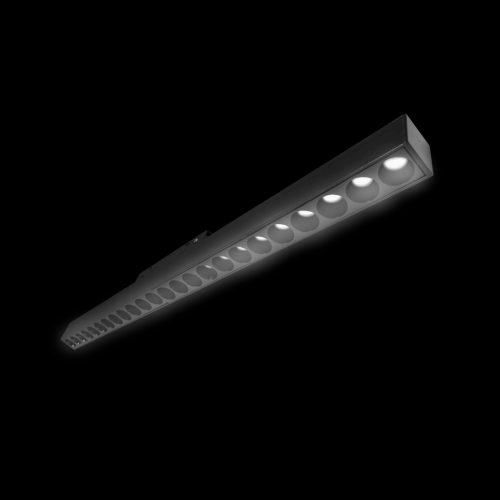 Светильник магнитный трековый SP032 TRM 24W 48V чёрный