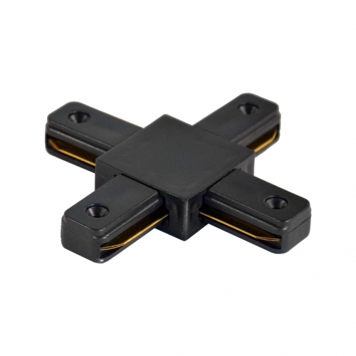 Соединитель шинопровода X-образный TRK002 чёрный